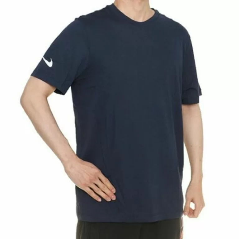 Heren-T-Shirt met Korte Mouwen Nike CJ1682-002 Navy