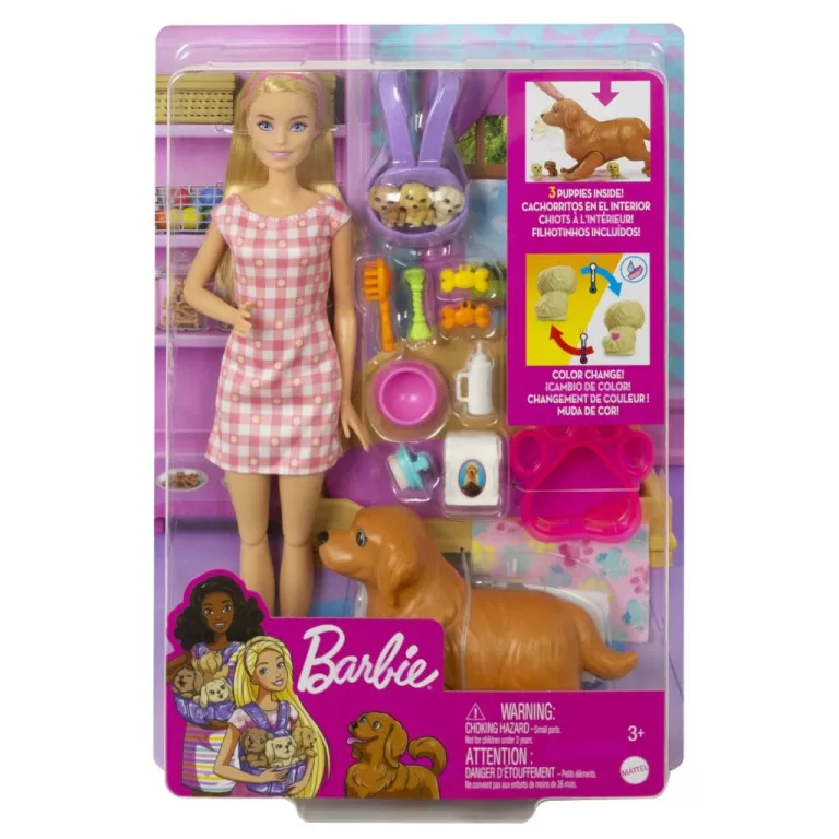 Barbie Pop + Hond met Puppies
