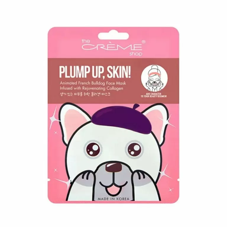 Gezichtsmasker The Crème Shop Plump Up French Bulldog (25 g)