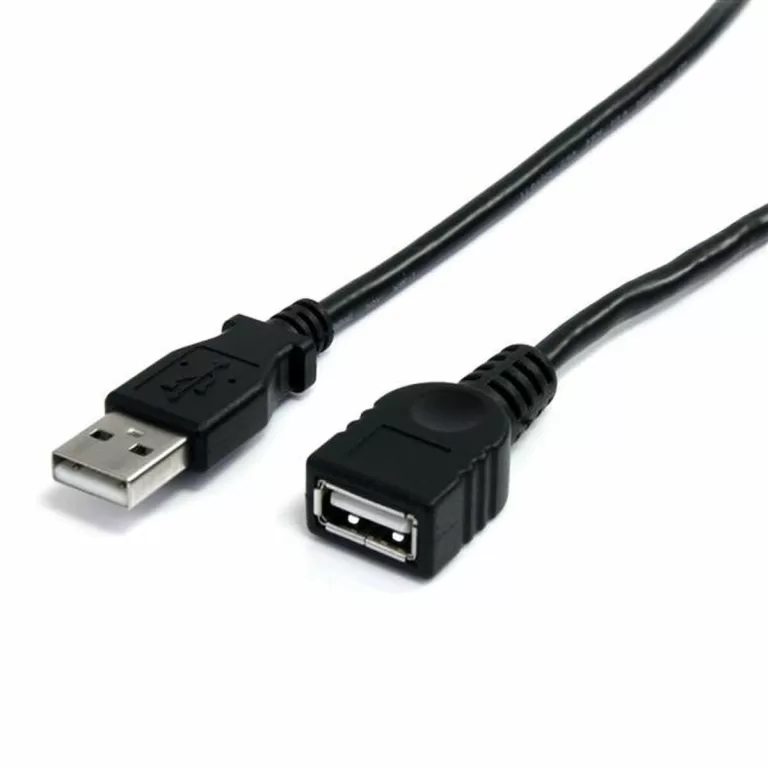 USB-kabel Startech USBEXTAA10BK Zwart 3 m