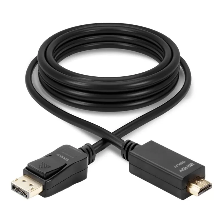 Adapter DisplayPort naar HDMI LINDY 36923 Zwart