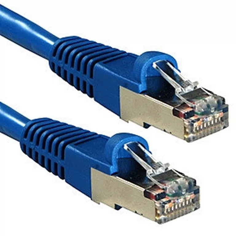 Stevige UTP-netwerkkabel categorie 6 LINDY 47145 Blauw 30 cm 1 Stuks