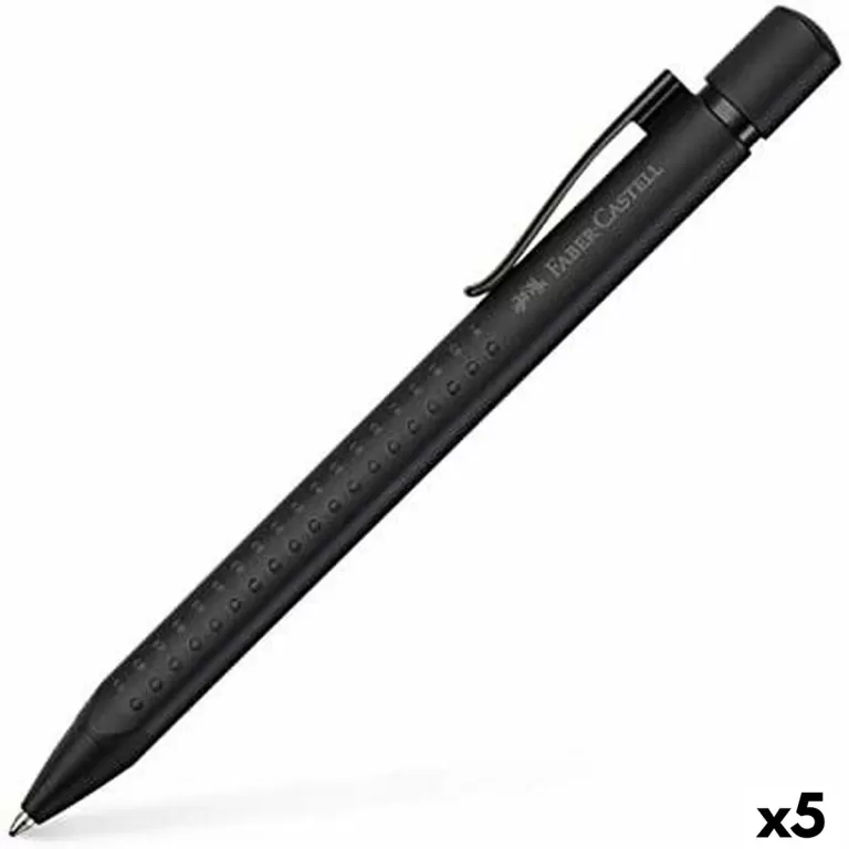 Pen Faber-Castell Grip Edition XB Zwart 5 Stuks
