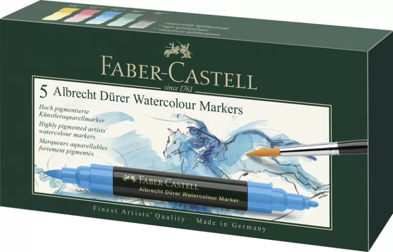 Faber Castell 5 Aquarel Markers Albrecht Dürer 5 Sets