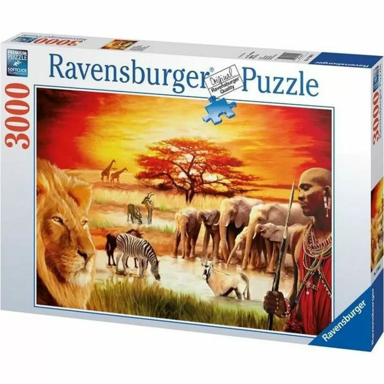 Puzzel Ravensburger Massai Pride (3000 Onderdelen)