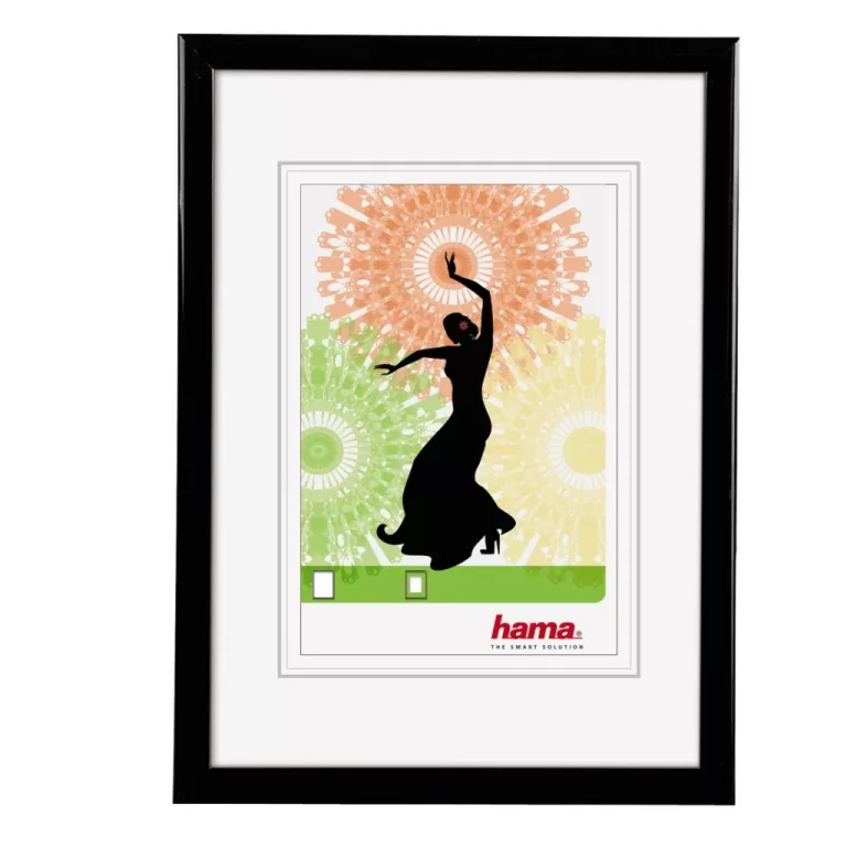 Hama Fotolijst Kunststof Madrid Zwart 10x15cm