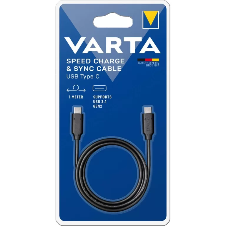 Kabel USB-C naar USB-C Varta 57947 1 m