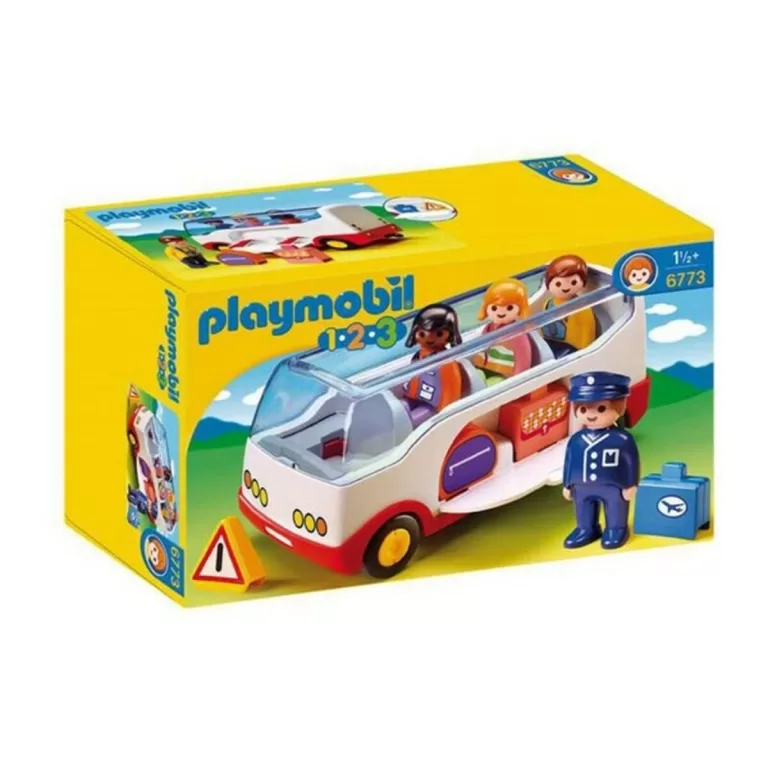 Playset 1.2.3 Bus Playmobil 6773 Wit