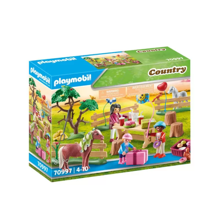 Playmobil 70997 Country Kinderverjaardagsfeestje op de Ponyboerderij