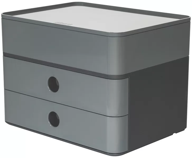 HAN HA-1100-19 Smart-box Plus Allison 2 Lades En Box Graniet Grijs