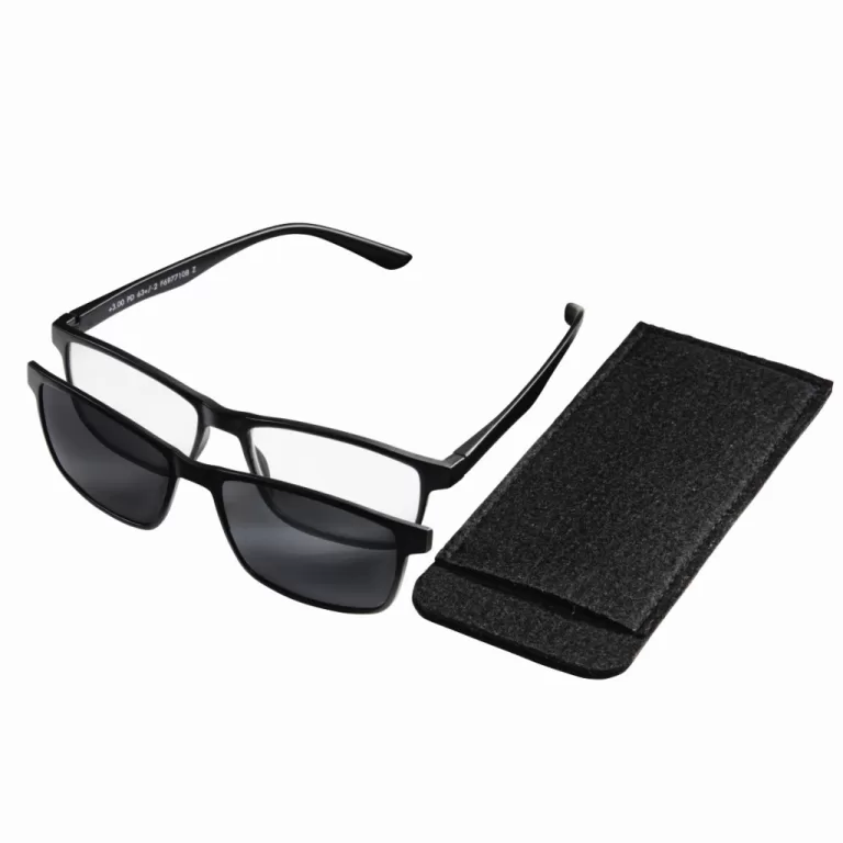 Hama Leesbril Met Magnetische Zonneclip Kunststof Zwart +1
