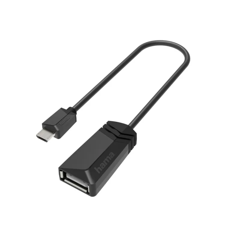 Hama USB-OTG-adapter Micro-USB-stekker - USB-aansluiting USB 2.0 480 Mbit/s