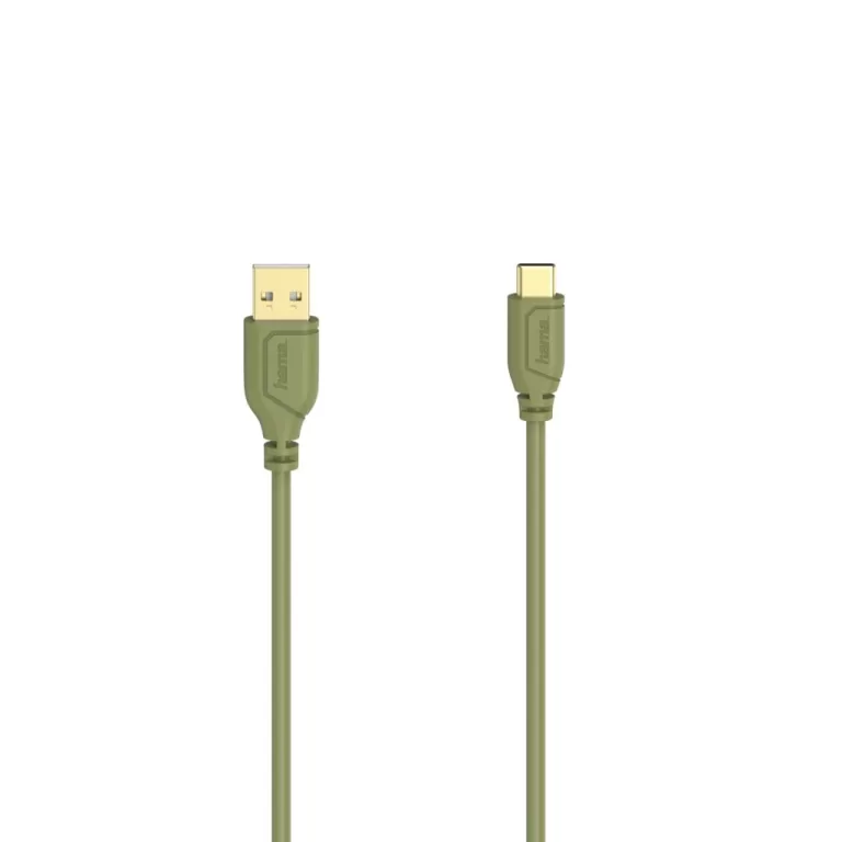 Hama USB-C-kabel Flexi-Slim USB 2.0 480 Mbit/s Turtle Green 0