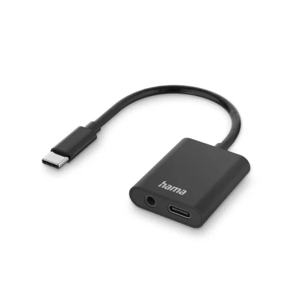 Hama 2in1 Audio-/oplaadadapter USB-C - USB-C En 3