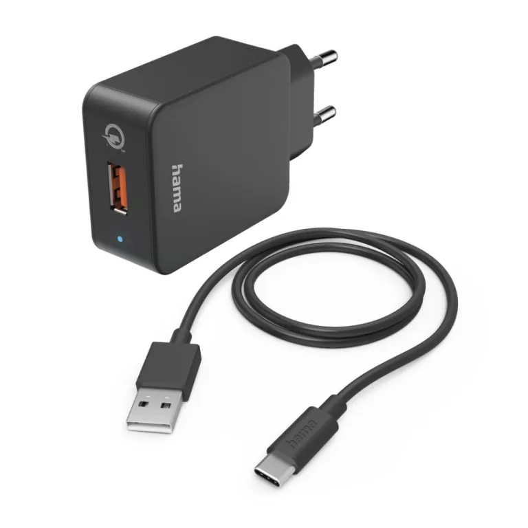 Hama Snellader Met Oplaadkabel USB-C Qualcomm® 19