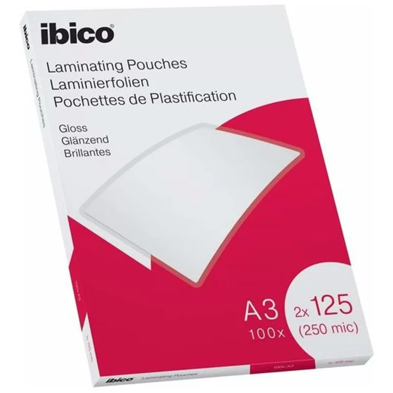 Lamineerhoezen Ibico 100 Stuks Transparant A3 (100 Stuks)