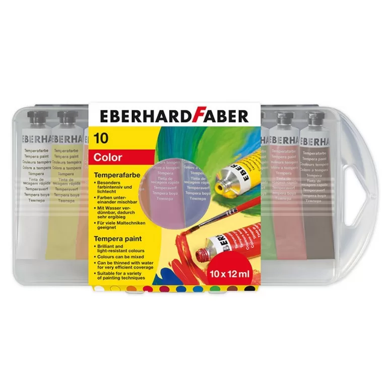 Eberhard Faber EF-575510 Plakkaatverf 10x12 ml Tubes