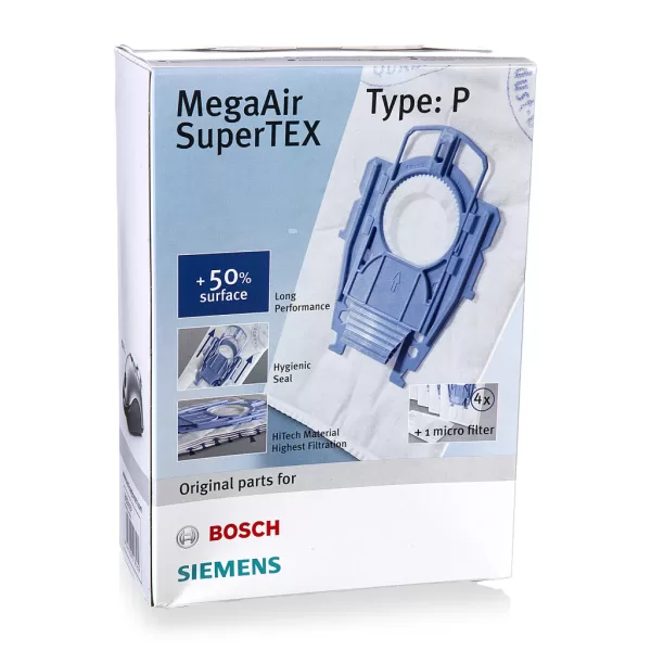 Bosch/Siemens 468264 Stofzuigerzak Type P MegaAir SuperTEX