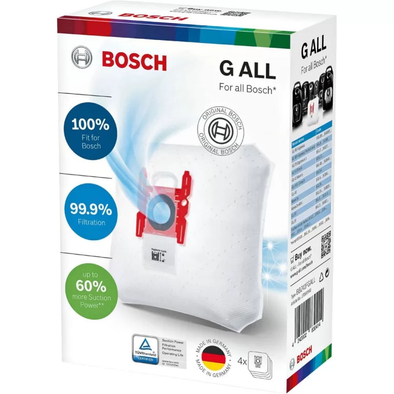 Bosch BBZ41F G ALL Powerpro Stofzak 4 Stuks