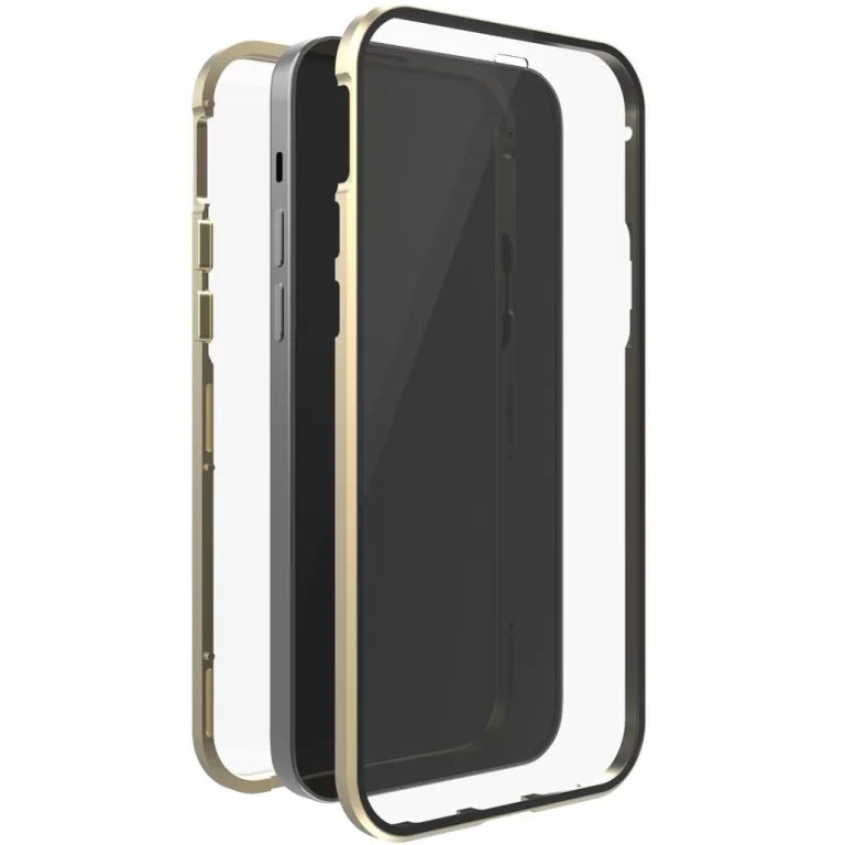 White Diamonds Cover 360° Glass Voor Apple IPhone 13 Pro Goud