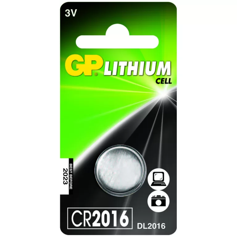 GP Batteries Knoopcel CR2016 Lituim 3V
