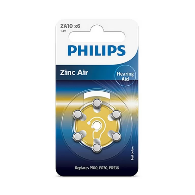 Batterijen Philips Zink (6 uds)