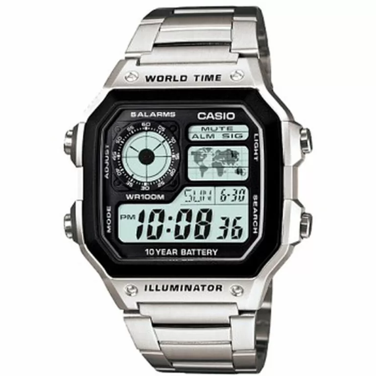 Horloge Uniseks Casio AE-1200WHD-1AVEF