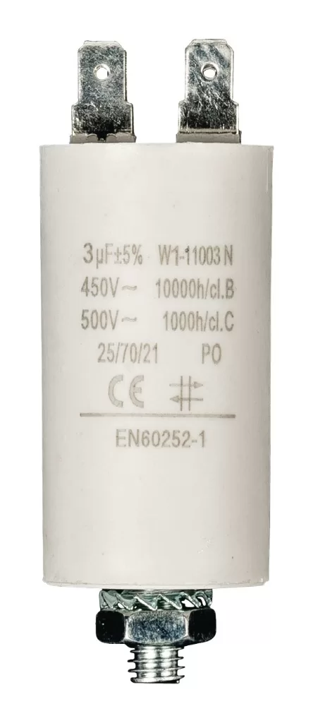 Fixapart W1-11003N Condensator 3.0 uf / 450 V + Aarde