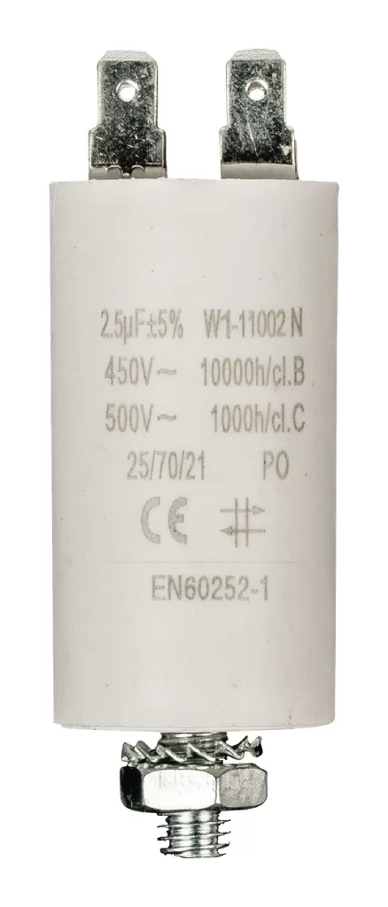 Fixapart W1-11002N Condensator 2.5 uf / 450 V + Aarde