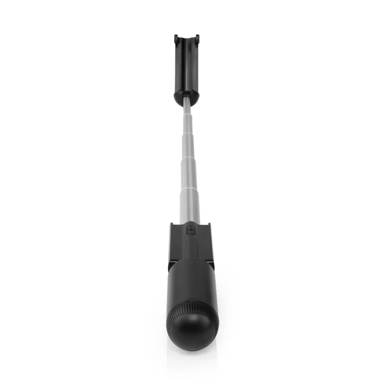 Nedis SEST201BK Uitschuifbare Selfiestick Ingebouwde Draadloze Sluiterknop Compact Lichtgewicht Zwart