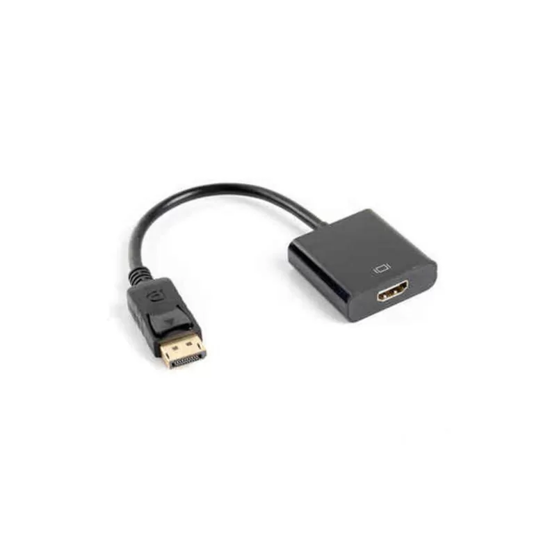 Adapter DisplayPort naar HDMI Lanberg AD-0009-BK Zwart