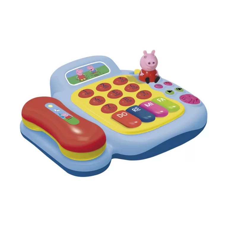 Educatief speelgoed Peppa Pig Huistelefoon Peppa Pig Blauw