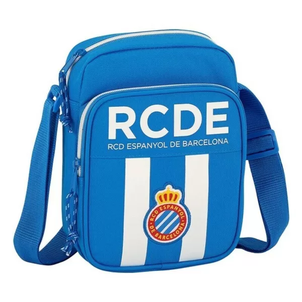 Schoudertas RCD Espanyol 611753672 Blauw Wit (16 x 22 x 6 cm)