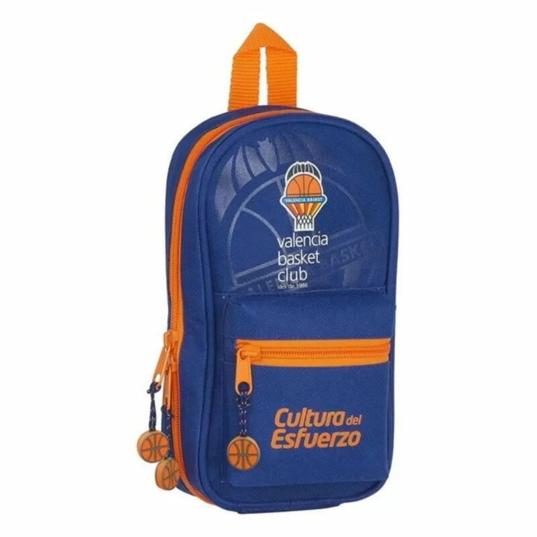 Etui Valencia Basket Blauw Oranje