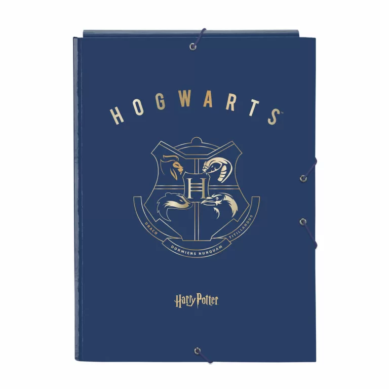 Map Harry Potter Magical Bruin Marineblauw A4 (26 x 33.5 x 2.5 cm)