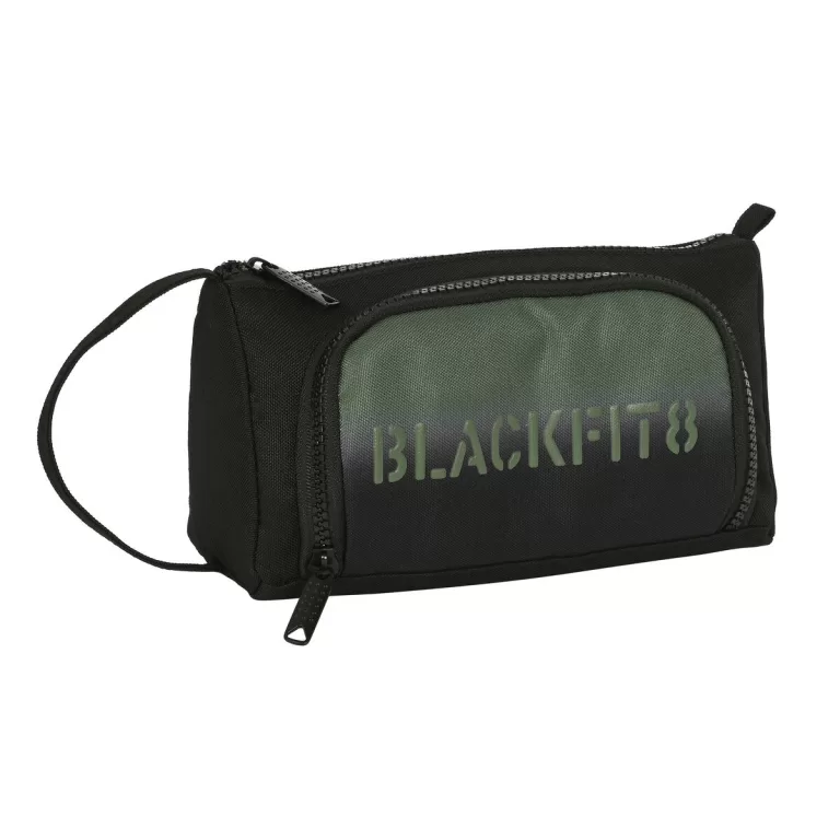 Schooletui met Accessoires BlackFit8 Gradient Zwart Militair groen (32 Onderdelen)