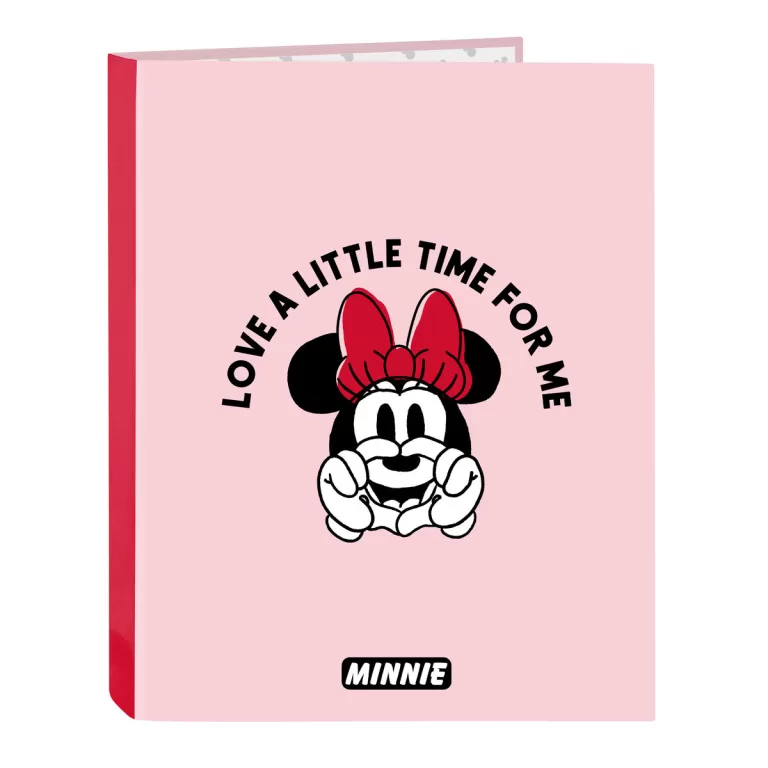 Ringmap Minnie Mouse Me time Roze A4 (26.5 x 33 x 4 cm)