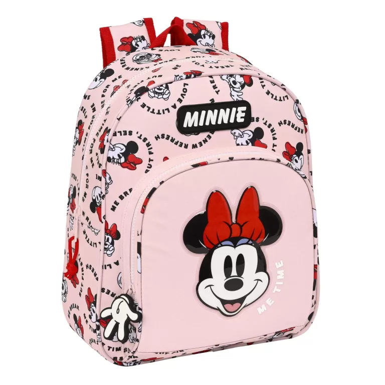 Kinderrugzak Minnie Mouse Me time Roze (28 x 34 x 10 cm)
