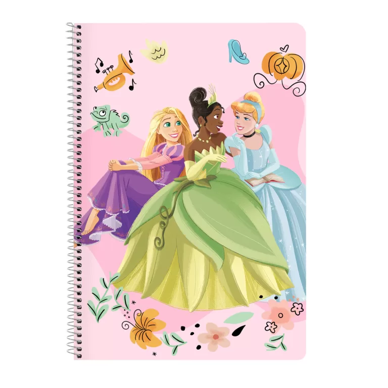 Notitieboekje Princesses Disney Magical Beige Roze A4 80 Lakens