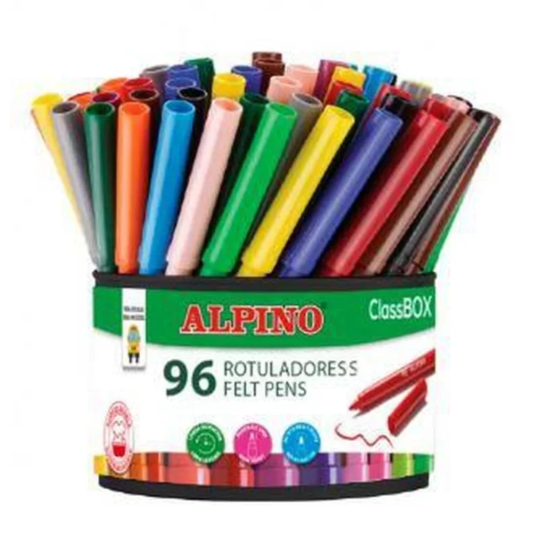 Set Viltstiften Alpino ClassBOX Multicolour 96 Onderdelen