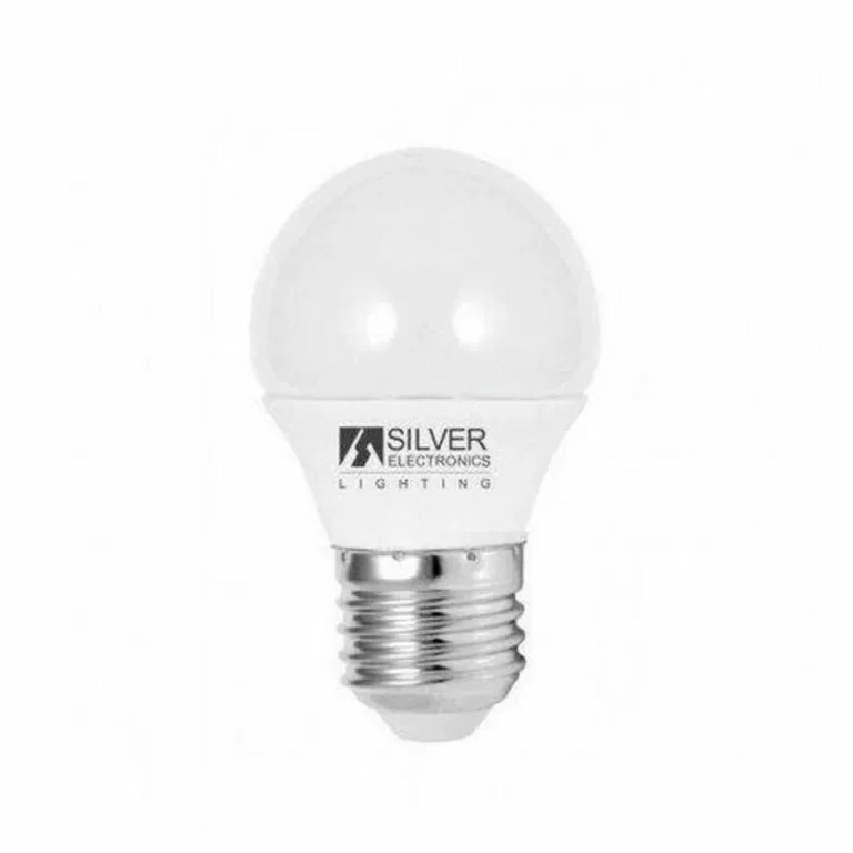 Sferische Ledlamp Silver Electronics ECO E27 5W Wit licht