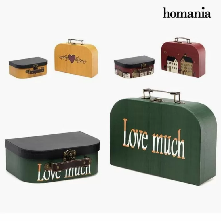 Briefcase Homania 34270 (2 pcs) (2 Stuks)