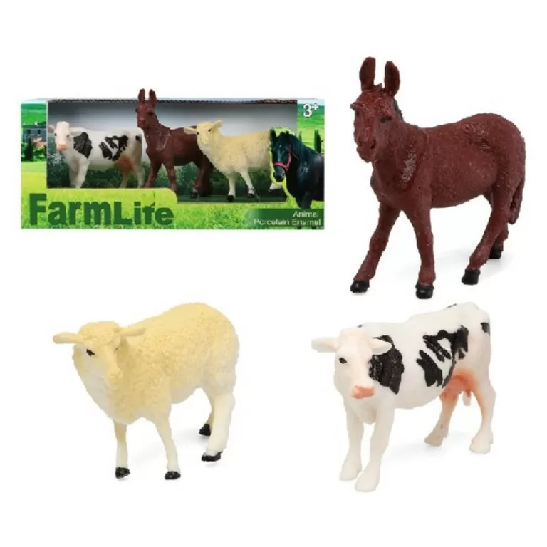 Dierenfiguren Farm (23 x 20 cm) 28 x 12 cm (3 Stuks) (30 pcs)