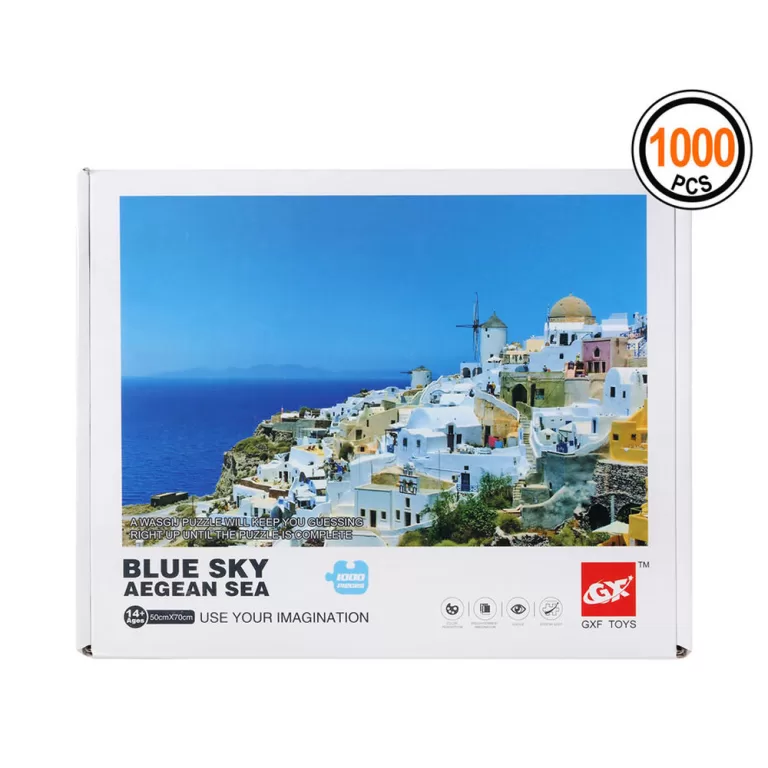 Puzzel Blue Sky Aegean Sea 1000 pcs