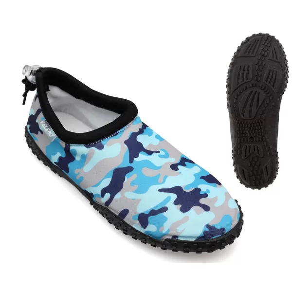 Slippers Blauw Camouflage