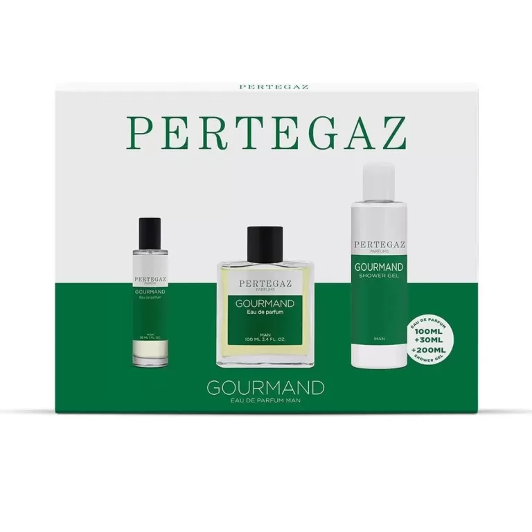 Parfumset voor Heren Pertegaz Gourmand 3 Onderdelen