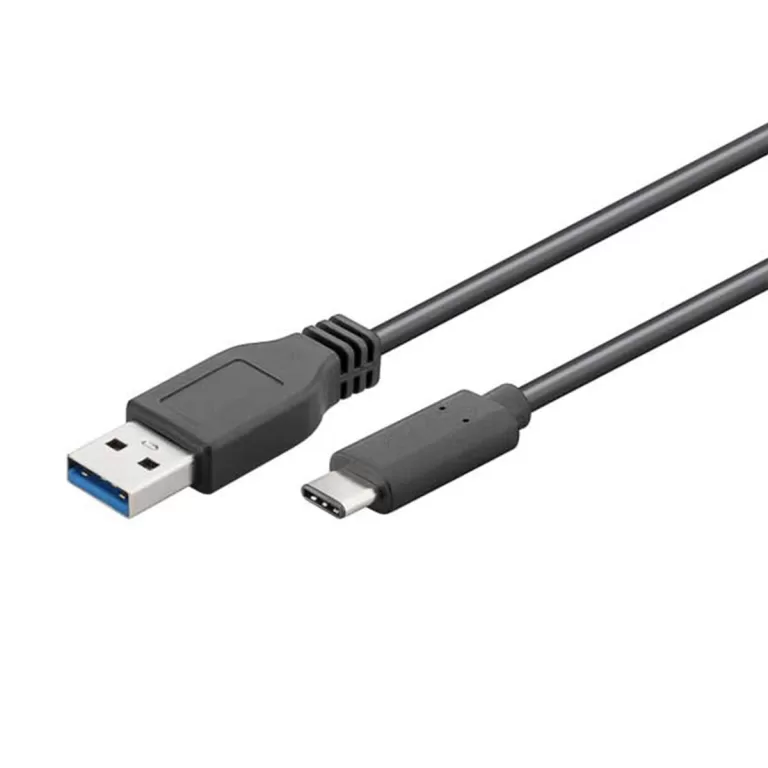 Kabel USB A naar USB C EDM Zwart 1 m