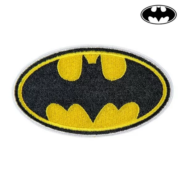 Patch Batman Geel Zwart Polyester (9.5 x 14.5 x cm)
