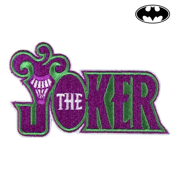 Patch Joker Batman Polyester Paars (9.5 x 14.5 x cm)