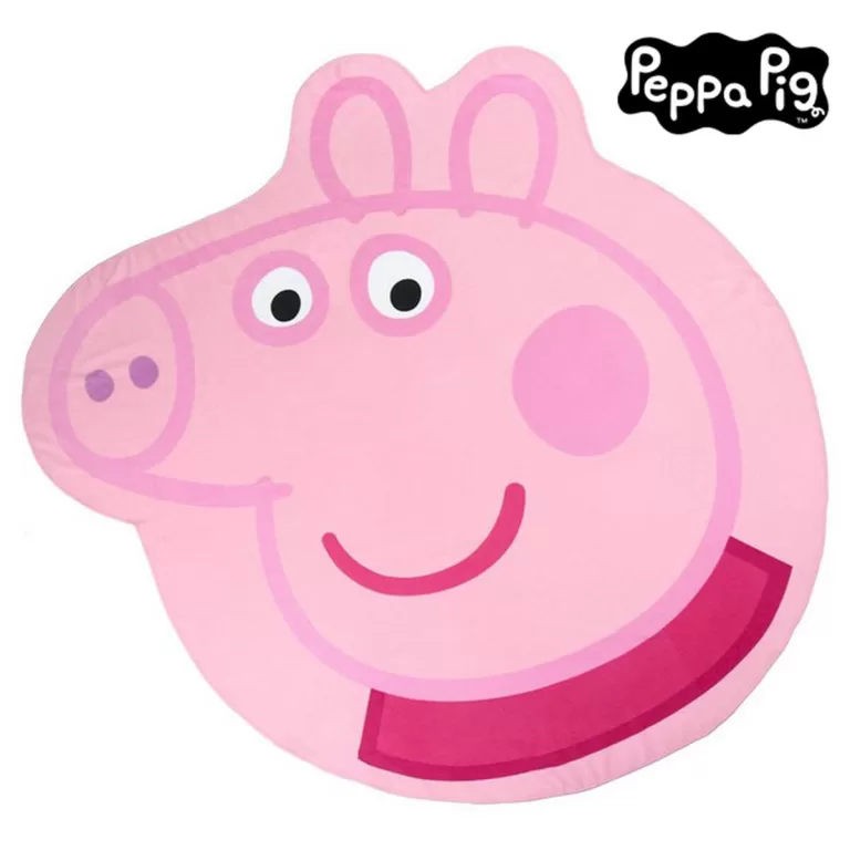 Strandhanddoek Peppa Pig 75510 Roze 100 % polyester